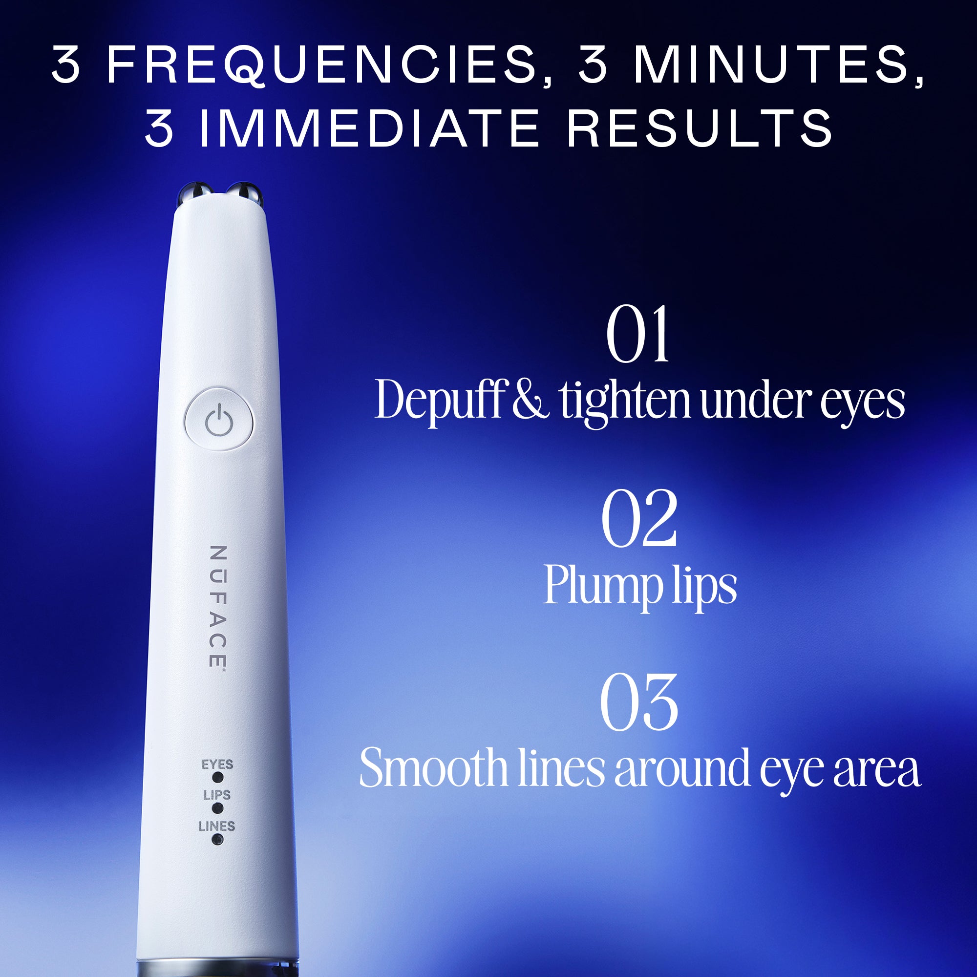 NUFACE FIX 美顔器 NUFACE FIX MicroWand - Eyes, Lips & Lines Microcurrent Device – NuFACE