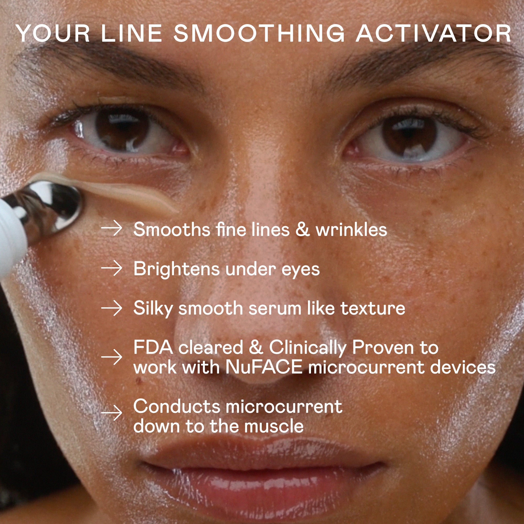 FIX Smooth Microcurrent Serum Activator with Peptides | NUFACE