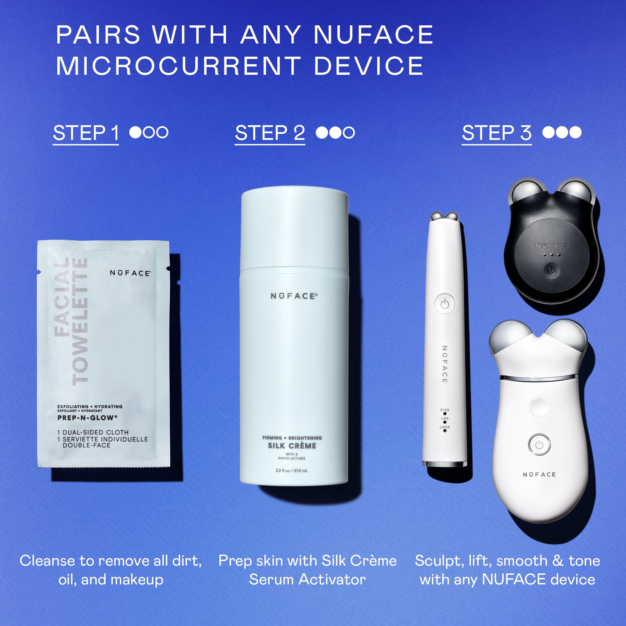 Firming & Brightening Silk Crème Microcurrent Activator | NuFACE