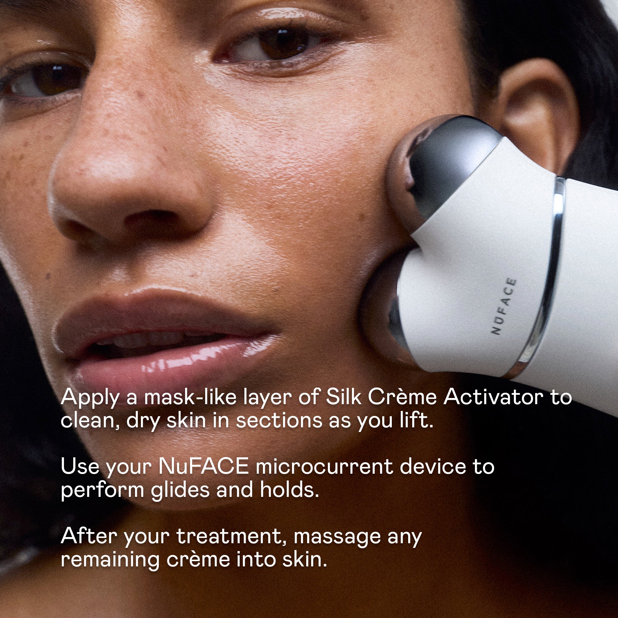 Firming & Brightening Silk Crème Microcurrent Activator | NuFACE