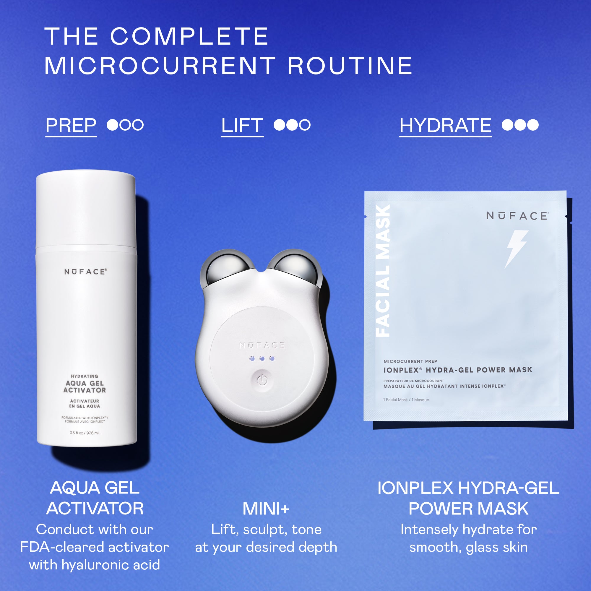 MINI+ Portable Microcurrent Facial Toning Kit | NUFACE – NuFACE