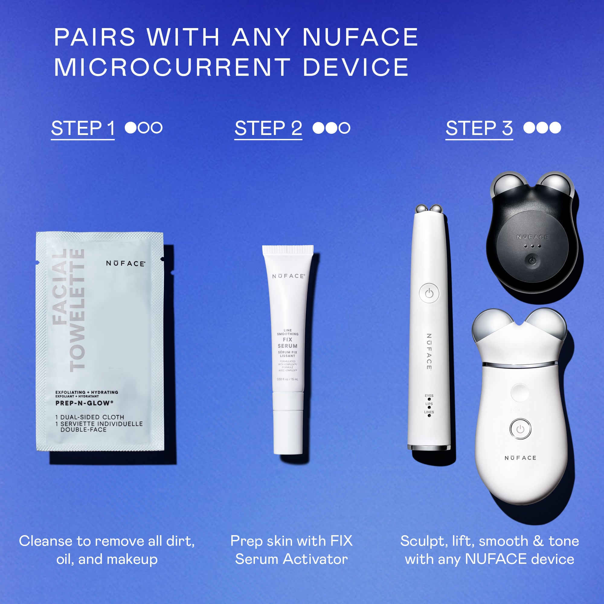 FIX Smooth Microcurrent Serum Activator with Peptides | NUFACE