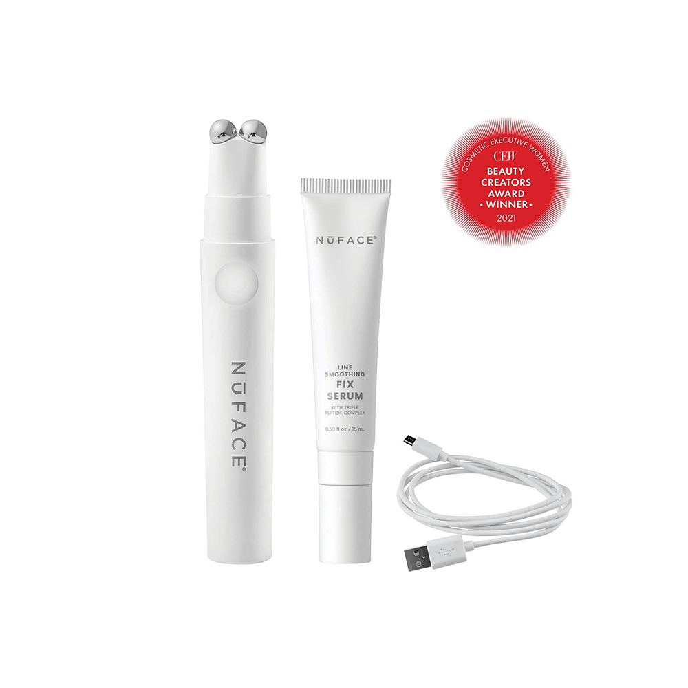 NuFACE FIX® Starter Kit & Limited-Edition Jelly Skincare Bag - Line Smoothing Device
