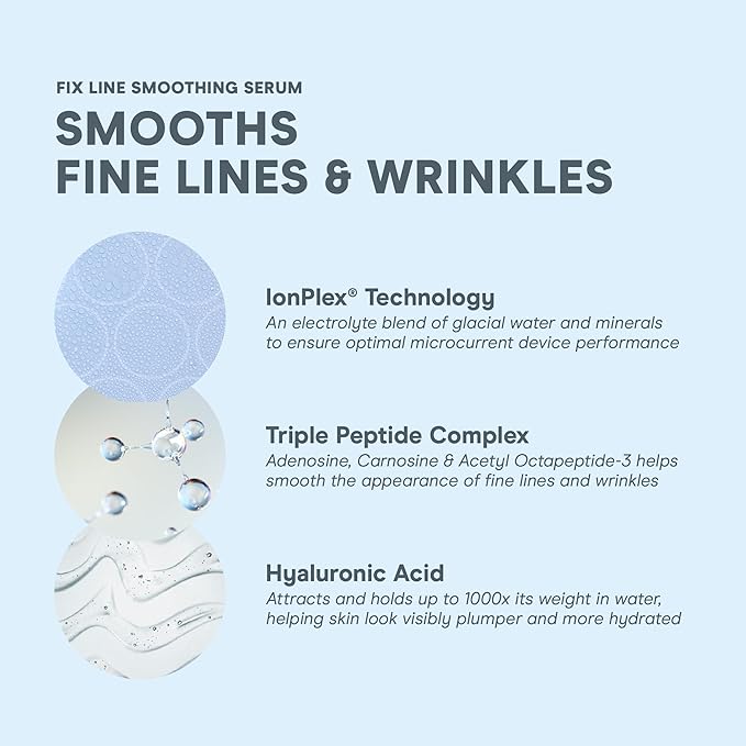 FIX Line Smoothing & Brightening Microcurrent Serum | NuFACE