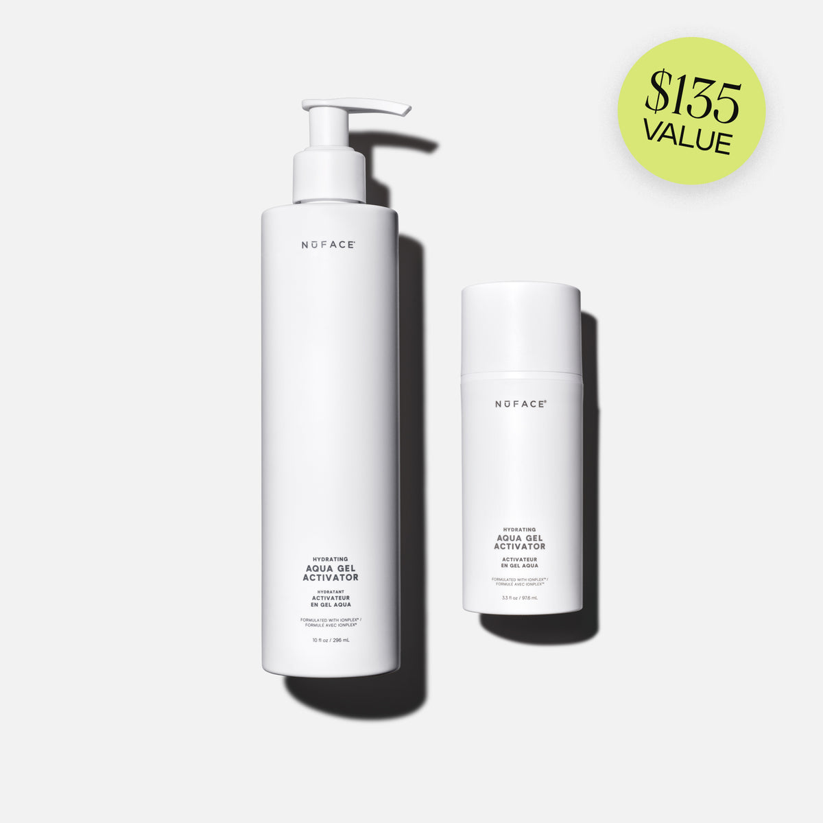 Hydrating Aqua Gel Home & Away Duo - Hydrating Microcurrent Gel Activator