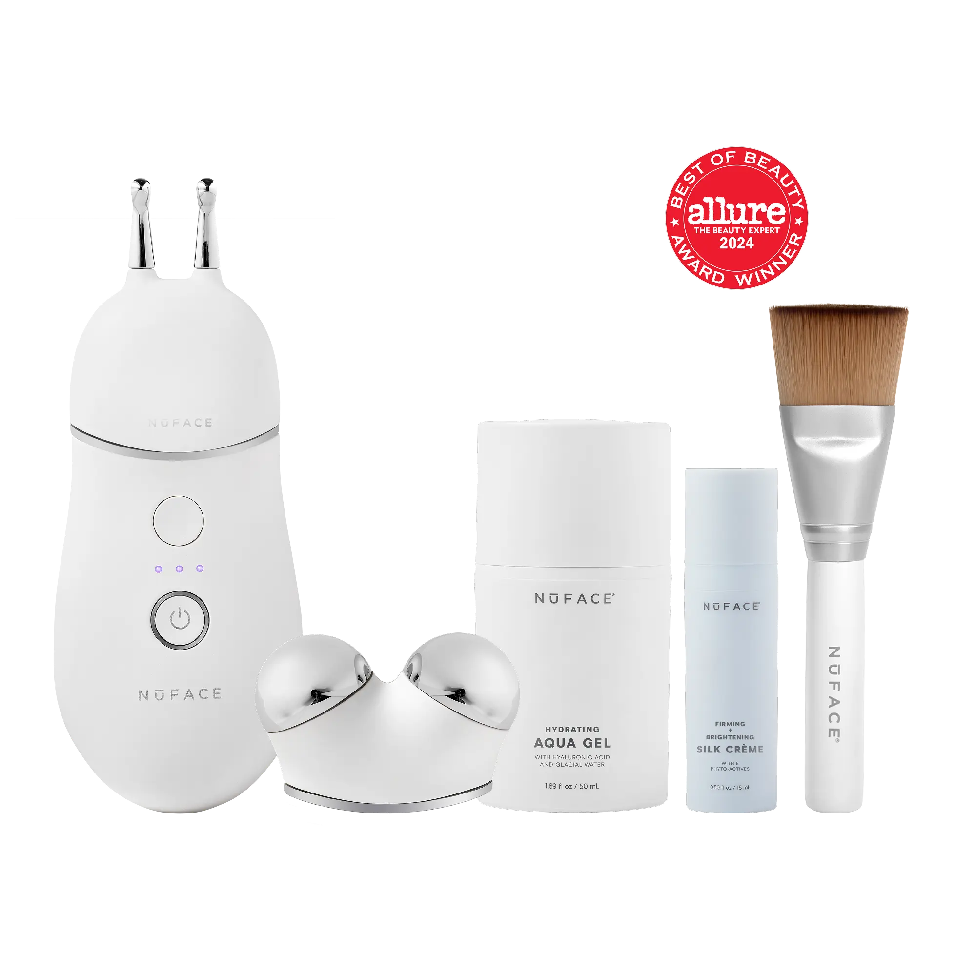 TRINITY+ with Effective Lip & Eye Attachment - Smart Targeted Microcurrent Facial Toning Kit