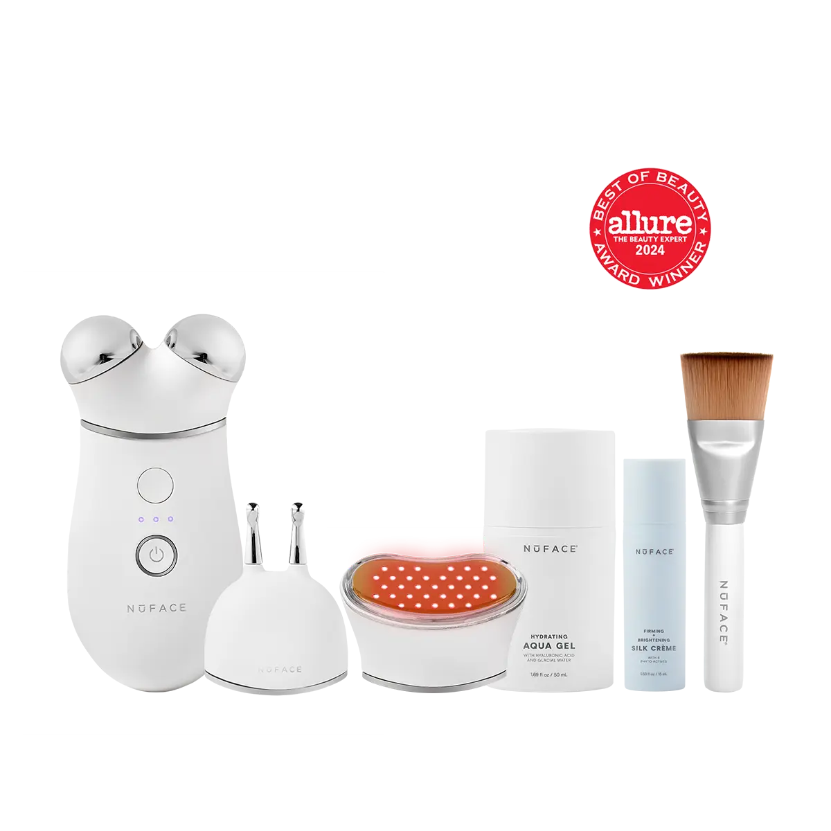TRINITY+ Complete Set - Smart Microcurrent + LED Red Light Facial Toning Kit