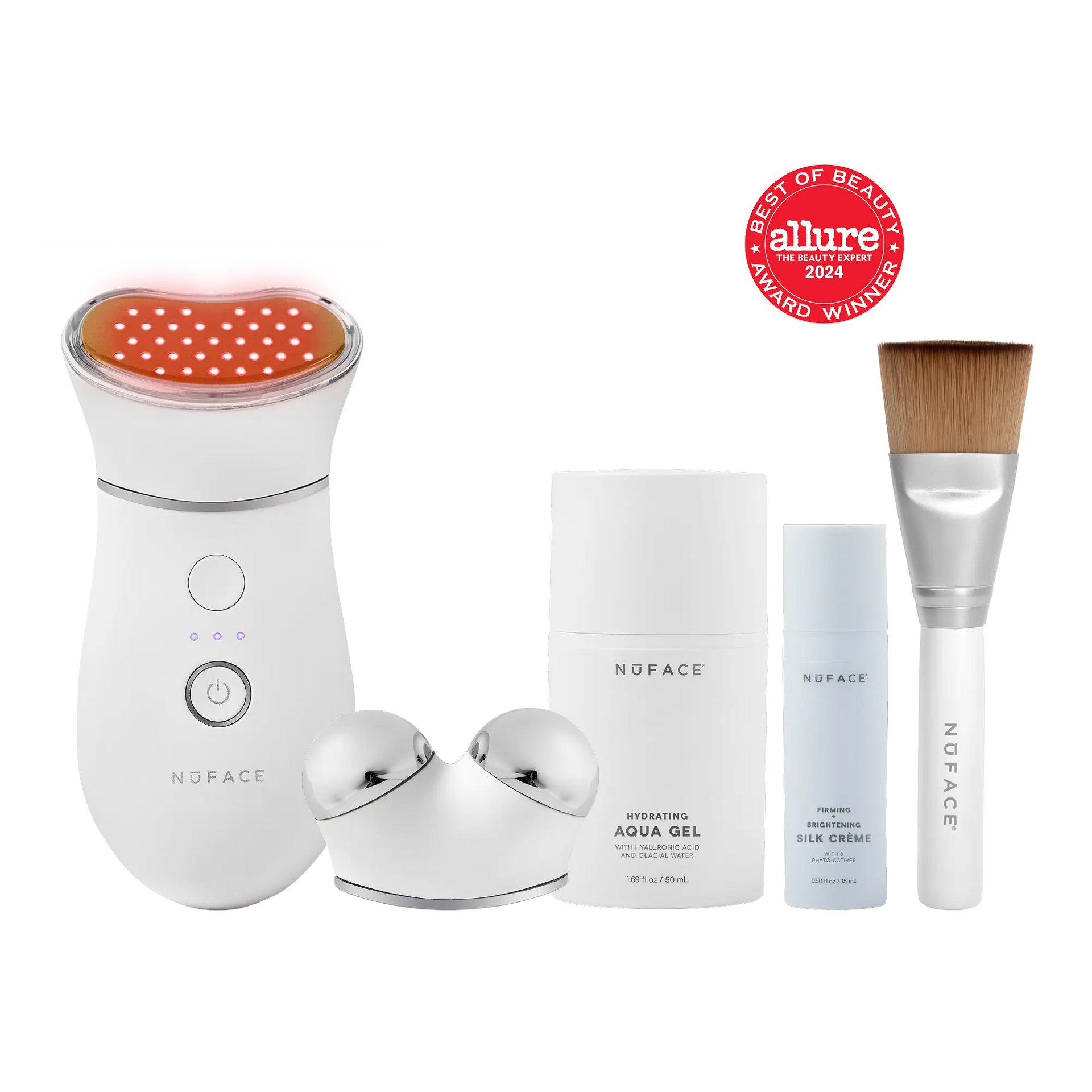 TRINITY+ and Red Light Therapy Attachment Set | NuFACE