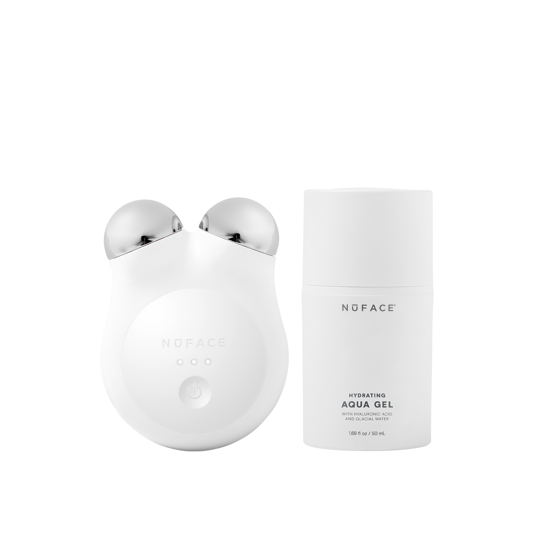NuFACE Mini 美顔器 ホワイト Refurbished MINI+® Starter Kit - Smart Petite Facial Toning Kit