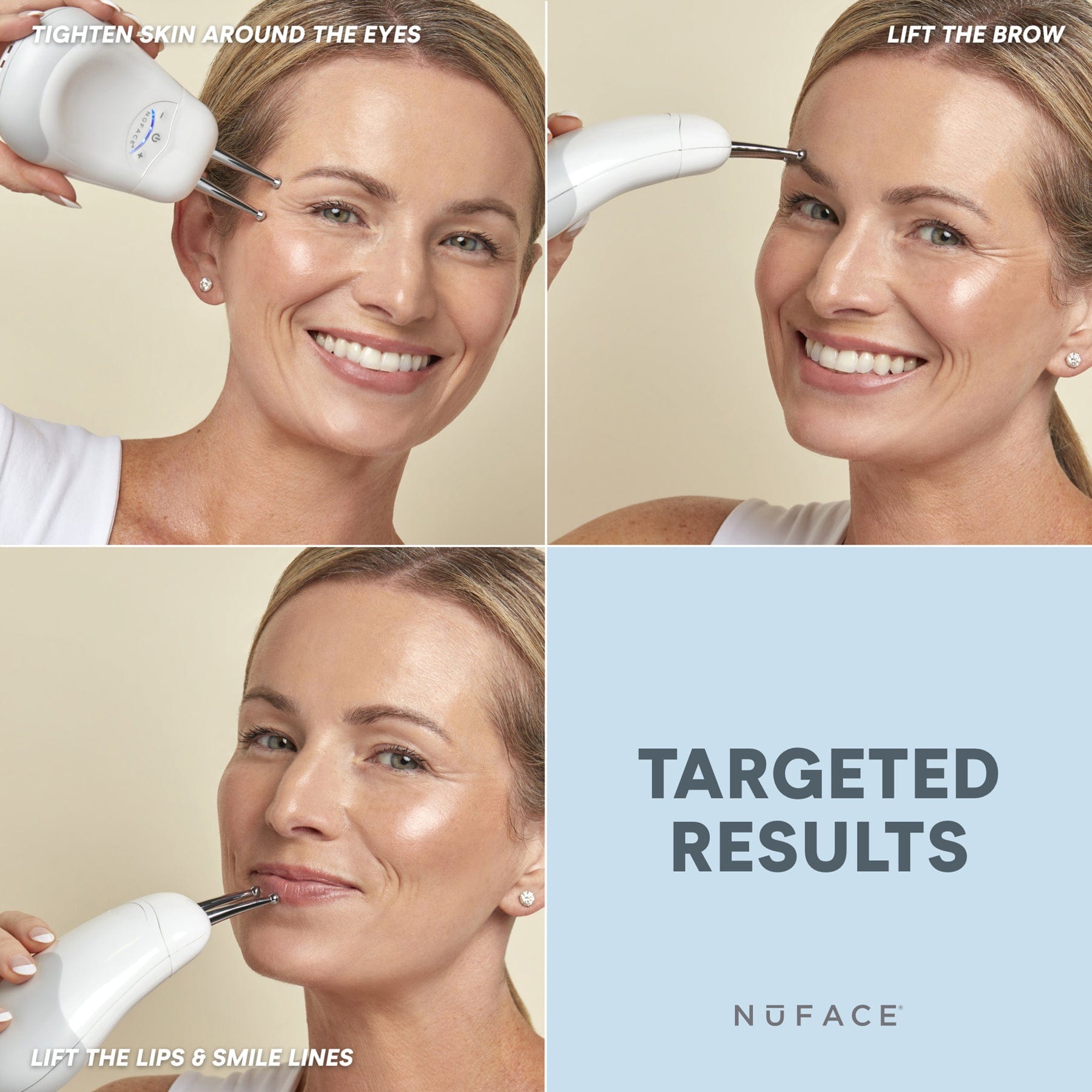 Refreshed NuFACE Trinity® Effective Lip & Eye Attachment - Smile Lines & Eye Wrinkles