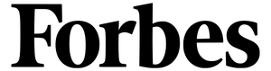 Black 'Forbes' logo on a transparent background