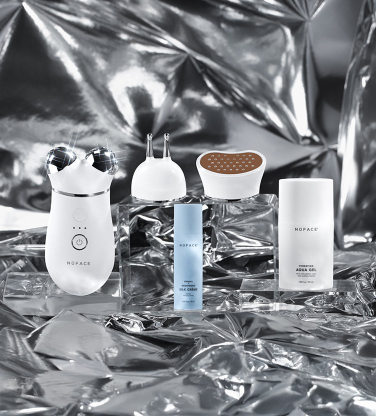 TRINITY+ Complete Set - Smart Microcurrent + LED Red Light Facial Toning Kit