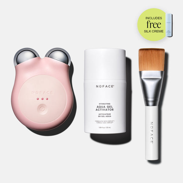 NuFACE MINI フェイシャルトーニングデバイス　ニューフェイスミニ MINI+ Portable Microcurrent Facial Toning Kit | NUFACE