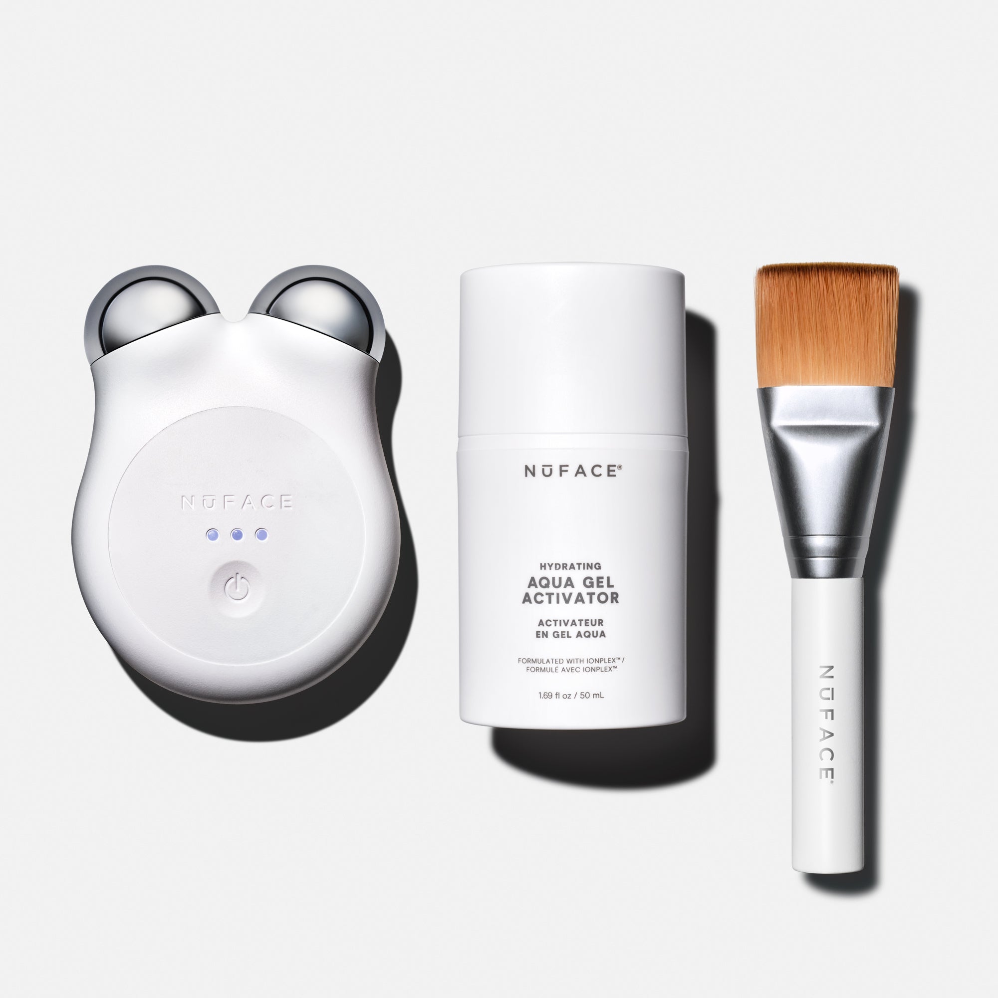 NuFACE Trinity/Mini 美顔器 MINI+ Portable Microcurrent Facial Toning Kit | NUFACE
